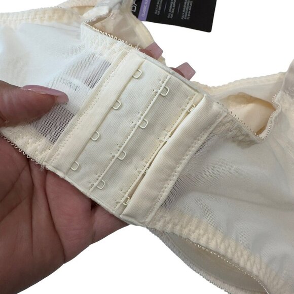 Bali Classic Support Underwire Bra Style 0180 Size 36DDD Ivory No Padding NEW - Picture 8 of 12